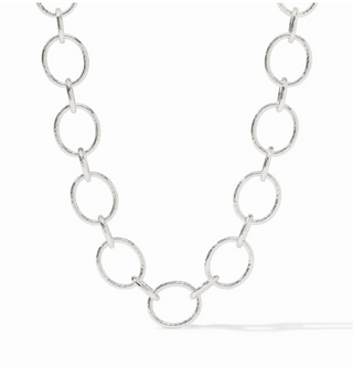 Catalina Light Link Necklace- Silver OS