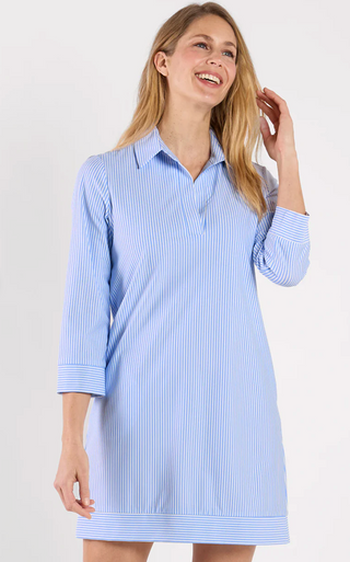 Finley Pinstripe Periwinkle