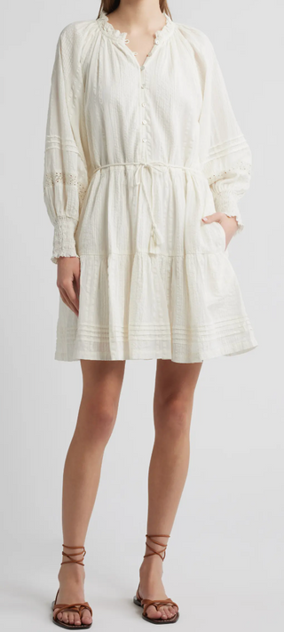Meadow Mini Dress Ivory