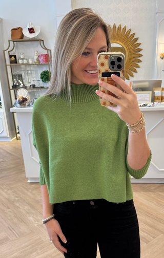 Winter Green Aja Sweater