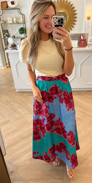 Daphne Skirt Cactus Flower