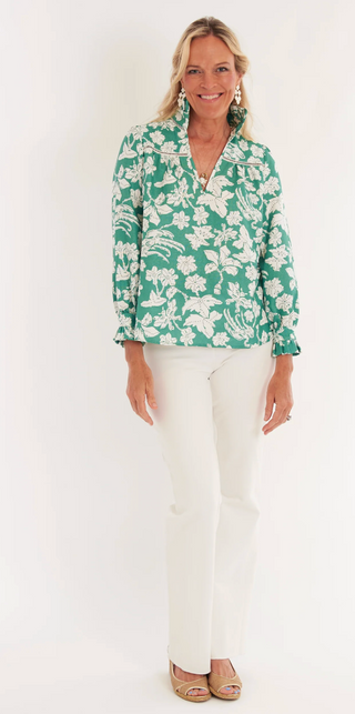 Aspen Blouse - Lingren Verde