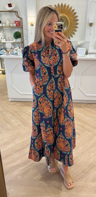 Rosie Dress Saffron Botanicals