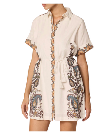 Anahita Dress Veneto Paisley Print