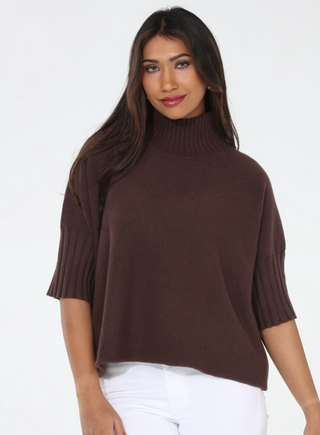 The maple turtleneck sweater Chocolate Brown