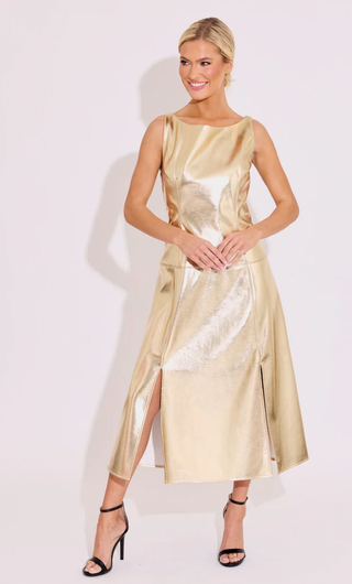 Selena Dress Gold