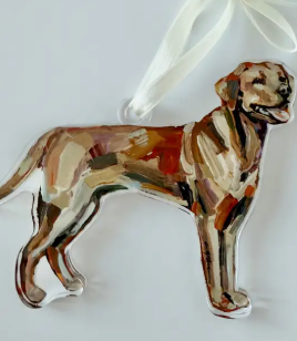 "Red Fox Lab" ornament