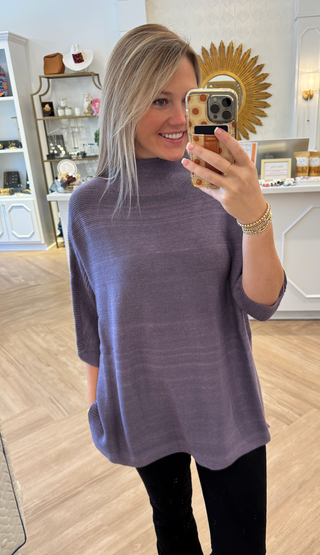 Vintage Violet Boho Tunic