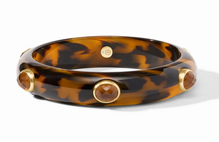 Carnaby Stone Bangle - Tortoiseshell