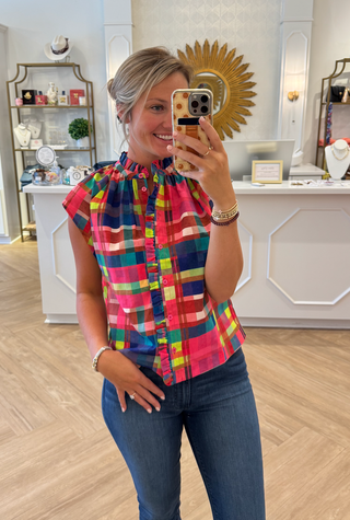 Birkin Top Circus Plaid