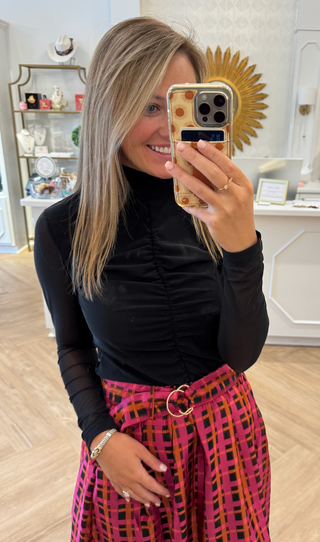 Black IRIS BLOUSE