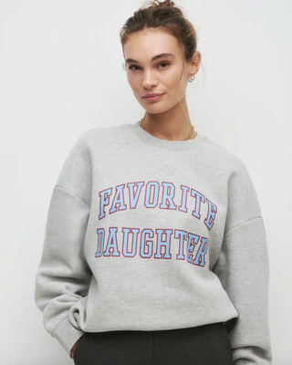 The Collegiate Sweatshirt HEATHER GREY/LIGHT BLUE