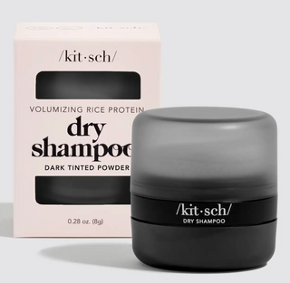 Volumizing Rice Protein Dry Shampoo - Dark Tinted Powder
