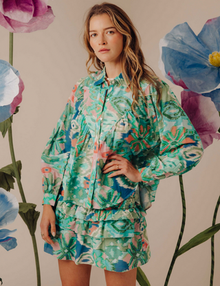 Sebali Top Symphonic Ikat Bermuda
