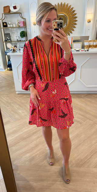 MANDY DRESS BEET ROOT