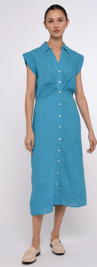 Simmons Dress  Maui Blue