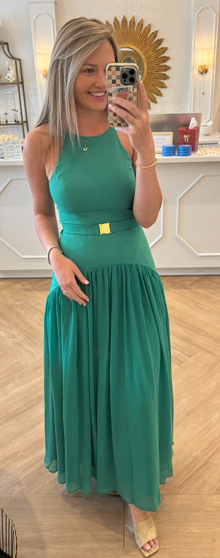 ABBEY DRESS Green