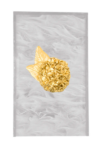 Pearl Hydrangea Guest Towel Box