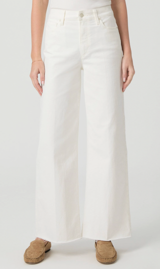 Anessa 31" W/ Raw Hem - Tonal Ecru